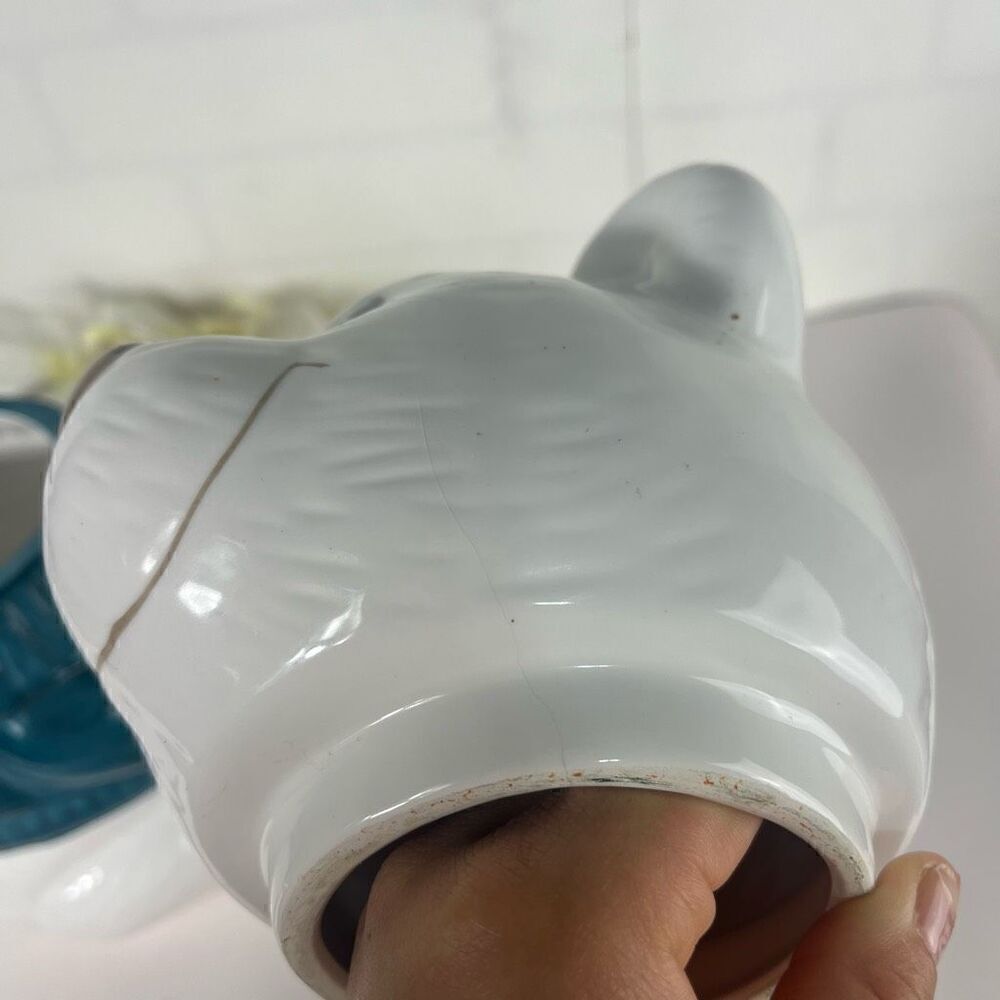 Asia Master Bear Cookie Jar 11" - Picture 5 of 7